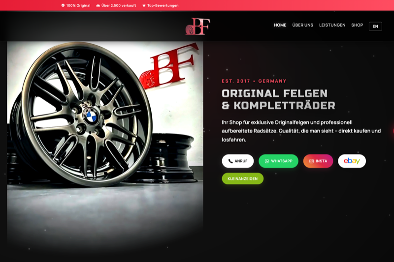 BAS Felgentechnik Website